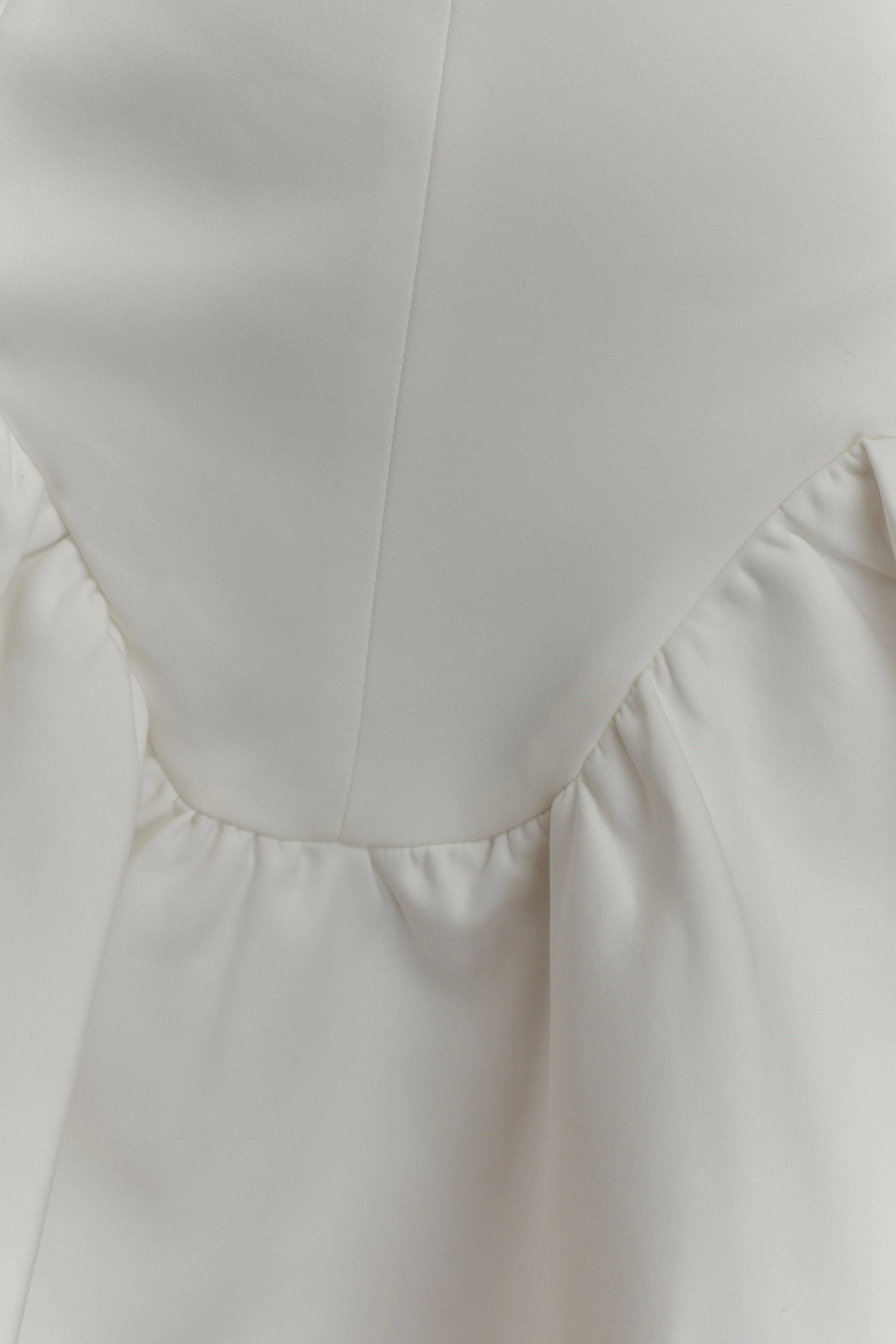 Calipso Halter Mini Dress - White